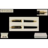Parker Sonnet - Delux Version Matching Boxed Set of Fountain Pen and Ballpoint Pen,