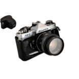 Fujica A21 SLR Camera With Fujinon 1.1.8 - F - 55mm Zoom Lens.