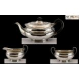 Goldsmiths and Silversmiths Co of London - Superb Quality 3 Piece Sterling Silver Tea Service,