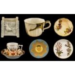 A Small Collection of Assorted Royal Worcester Hand Painted Small Ceramic Pieces.