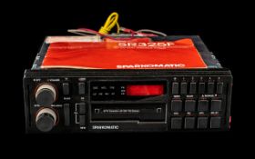 Sparkomatic SR325F L.W.MW.FM Stereo Car Radio, Electronically Tuned with Cassette Player.