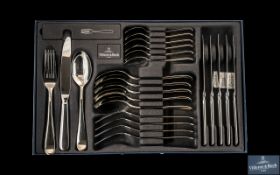 Villeroy and Boch Delux Quality Boxed ( 24 ) Piece Steel Cutlery Set,