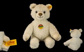 Steiff Cosy Friends Teddy Bear. 14'' white Teddy Bear with original Steiff button and labels. In