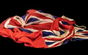 Four Signed Flags - Three Red and One Australian.