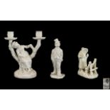 A Collection of Royal Worcester White Porcelain Figures From Mid 19th Century ( 3 ) Figures In