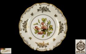Mintons Cabinet Plate of Fine Quality Painting and Giltwork,