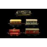 Hornby Series Hand Painted Metal Railway Wagons - All with Boxes c.1940's - 1950's.