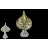 Mixed Collection Of Glass & Pottery To Include Spanish Figure, Coloured Glass Paper Weights,