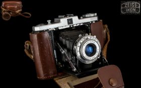 Zeiss Ikon - Nettar Velio Folding Compact Camera with Anastigmat Lens,