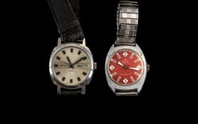 2 Gents Vintage Watches. Both working at the time of Cataloging. Please See Photo.