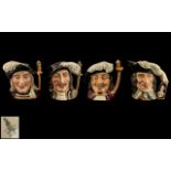 Four Royal Doulton Character Jugs To Include Porthos D6440, Athos D6439,