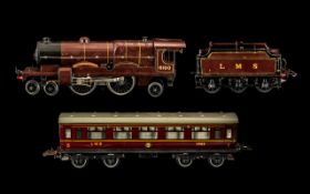 Hornby Series NO 30 Royal Scot Tinplate Clockwork Gauge O Locomotive + Hornby Series Gauge O No 2