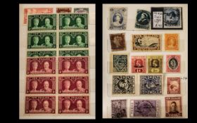 Stamp Interest Commonwealth collection from 1841 1d red with Maltese cross from 1d black plate 8,