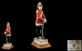 Royal Worcester ' Papal Series ' Ltd and Numbered Edition Hand Painted Porcelain Figure ' Colonel