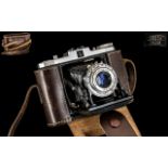 Zeiss Ikon - Nettar Folding Compact Camera with Anastigmat Lens Prontor Pop up View Finder.