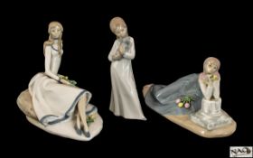 Nao by Lladro Handpainted Porcelain Figure.