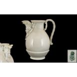 Royal Worcester Fine Quality Queens Mask Spout Jug of Wonderful Proportions and Lustre.