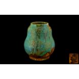 Crown Ducal Art Pottery Celadon Drip Gla