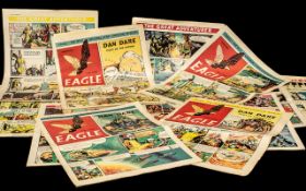 Eagle Comics ( 1950 ) From Number 1 to 12 Issues. All Complete, And All Dan Dare Covers.