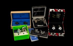 Collection of Cuff Links & Dress Shirt Studs,