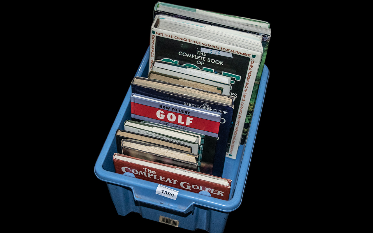 Misc Collection Golfing Books.