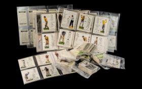 Large Misc Collection of Golfing Cigarette Cards by Churchman, John Player and Sons with Cigarettes.