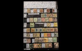 Stamp Interest mainly 19th Century classics from Europe - Scandinavia mint or used on 6 album pages