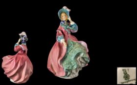 Royal Doulton Hand Painted Figurine ' Spring Morning ' Style One. HN1922, Issued 1940 - 1973.