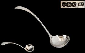 1930's Sterling Silver Ladle of Pleasing Proportions. Hallmark Sheffield 1938, Maker H.A.