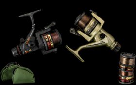 Taurus SL35 Grafite Match Fishing Reel with Case. As New Condition + Daiwa Grafite with Long Cast