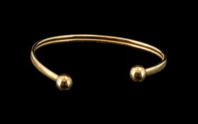 9ct Gold Bangle. Fully Hallmarked for Gold. 4.6 grams. Please See Photo.