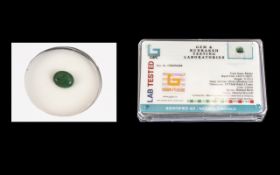 3.15ct Cabochon Emerald Gemstone. Please see images.