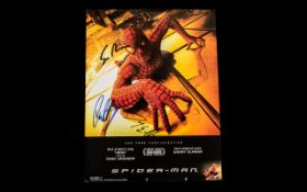 Spider Man Rare Autograph Danny Elfman Sam Raimi 2003 Large Variety Promo Advert.