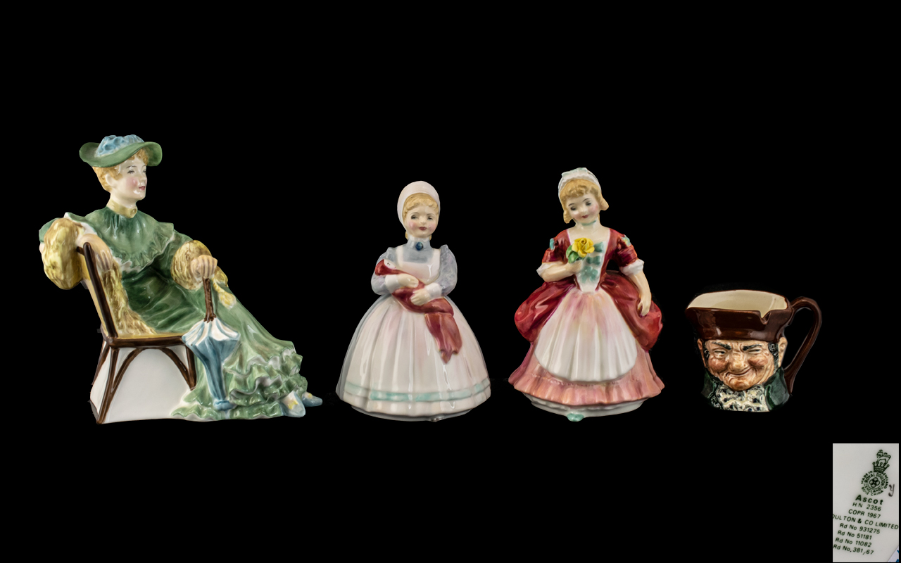 Four Pieces Of Royal Doulton To Include HN 2107 Valerie, HN 2142 The Rag Doll,