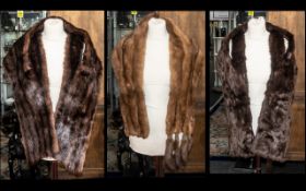 Three Vintage Fur Collars comprising a M