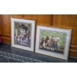 Two Framed And Glazed Nursery Pictures,