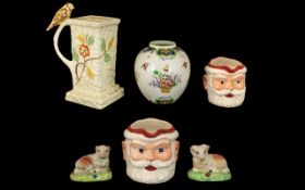 Collection of Pottery large jug, Victori