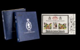 1953-1978 Stamp Albums. Coronation Stamp Albums, two albums in total, full of stamps. Confirm with