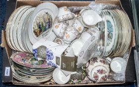 Good Collection of Cabinet Plates & China including Coverswall, Dubarry tea service comprising cups,