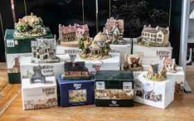 Collection of Lilliput Lane Cottages, comprising: Arithmetic at the Old School House,Walney L3339;