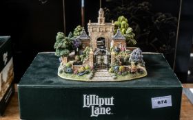 Limited Edition Lilliput Lane 'The Millennium Gate' No. L2170, Limited Edition No. 0275. With