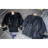 Two Naval Reserve Dress Suits to include blazer and trousers.