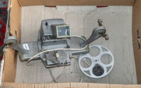 German Ising Projector Splicer for old movie films, to splice the films together.