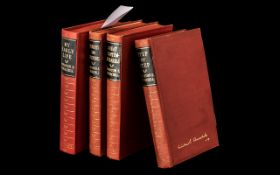 Winston Churchill - Set of Four Books, titled 'My Early Life', 'Thoughts and Adventures', 'Great