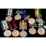 Quantity Of 9 ''Copy Medals'' To Include Queen South Africa medal With 6 Clasps, Kings South