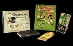 Small Varied Book Collection comprising Savoy Cocktail Book, 1930, Peek-a-Boo-Polly, children's