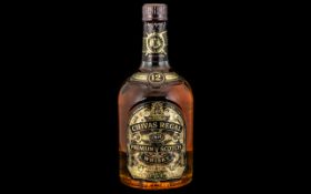 Chivas Regal - Blended Bottle of Premium Scotch Whisky, 12 Years old. Made with a Blend of the