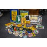 Box Containing Approximately Thirty Assorted Reproduction Tin Signs by Do Do Designs