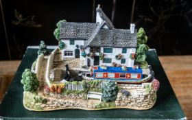 Limited Edition Light Up Lilliput Lane Cottage ' The Lock Inn' No. L2964, Limited Edition No.