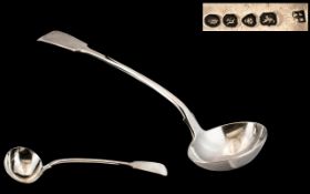 William IV Large and Solid Sterling Silver Ladle of Pleasing Proportions. Hallmark London 1836,